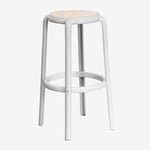 Tabouret D'extérieur Haut Omara Gris Clair