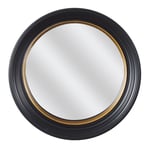 Miroir Déco Rond "Oko" 40cm Noir