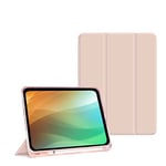 BXGH iPad Pro 11 Zoll Tasche 2022(4. Gen)/ 2021(3. Gen) mit Pencil Halterung, Trifold Stand Smart Case mit weicher TPU Rückseite, Auto Wake/Sleep(Rose)