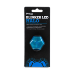 Blinkende LED-halo, 5 cm, blå - Hund - Tur med Hunden - Refleks og lykter - Pritax