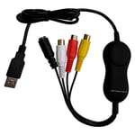 EzCAP158 UVC USB2.0 Capture Audio vidéo,windows mac os,convertir l'audio vidéo analogique au format numérique avec logiciel d'édition professionnelle