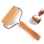 1 Piece Wooden Pizza Roller Wood Pastry Pizza Roller Single Head/Double Head for Fondant Pizza Cake Pasta Dough