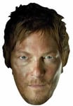 Daryl Dixon The Walking Dead Officially Licensed Single 2D Card Party Face Mask