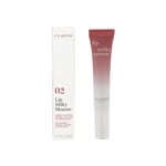 Clarins Lip Milky Mousse Cream Colour 02 MIlky Peach Velvet Finish Satin Gloss