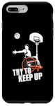 Coque pour iPhone 7 Plus/8 Plus Un joueur de basket-ball en fauteuil roulant essaie de suivre