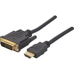 Cordon hdmi a/dvi - 5 m