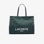 Lacoste Grand sac cabas Héritage Canvas Taille Taille unique Sinople Abimes