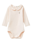 Benetton Baby Bunny Motif Bodysuit, Light Powder