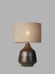 John Lewis Delaney Ceramic Table Lamp, Bronze Glaze