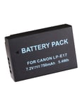 Batteri för Canon LP-E17 750mAh 7.2V