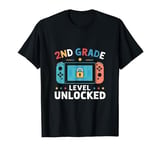 Kids Game Gaming 2nd Grade Level Unlocked First Day Boys T-Shirt