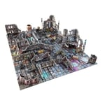 Battle Systems Terrain de Science-Fiction - Terrain Spatial modulaire 3D de 28 mm - Parfait pour Les Jeux de Guerre et Les Jeux de rôle - Modèles de Construction Multi-Niveaux imprimés en Couleur 3D