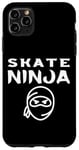 Coque pour iPhone 11 Pro Max Skate Ninja Skateboarding Skater Skateboarder Patinage sur glace