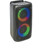 Party light & sound Light Sound LEO-250 Bluetooth Højtaler (Sort m. Lys)