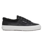 Superga Unisex Adult 2750 Vegan Leather Trainers (Black) material_Synthetic - Size UK 6.5