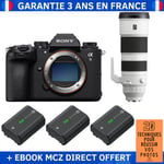 Sony A9 III + FE 200-600mm f/5.6-6.3 G OSS + 3 Sony NP-FZ100 + Ebook '20 Techniques pour Réussir vos Photos' - Appareil Photo Professionnel