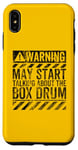 iPhone XS Max Funny Warning Sign May Start Talking About Box Drum Case