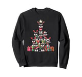 Christmas Tree Miniature Schnauzer Schnauzers Sweatshirt