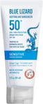 Blue Lizard SENSITIVE Mineral Sunscreen with Zinc Oxide, SPF 50+, Water UVA/UVB