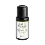 Mélange d'Huiles Essentielles Romarin pour Diffuseur d'Huiles Essentielles, Aromathérapie Pure, Senteur Chaleureuse Boisée, Clarifie et Frais, Bouteille Longue Durée Protection UV – Romarin, 15 mL