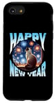 Coque pour iPhone SE (2020) / 7 / 8 Chat siamois Happy New Year