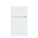 Cookology UCFF87WH 47cm Freestanding Undercounter 2 Door Fridge Freezer in White