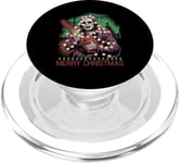 Merry Christmas Horror Fan Slasher 80s-Themed PopSockets PopGrip for MagSafe