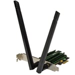 StarTech.com Carte réseau PCI Express sans fil AC1200 double bande - Adaptateur PCIe WiFi 802.11ac - 2,4 / 5GHz - 2T2R (PEX867WAC22)