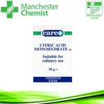 Citric Acid Monohydrate Bp (care) - 50g