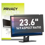 LAMA 23.6 Inch Computer Privacy Screen Protector, Universal Computer Monitor Privacy Filters (WxH:522mm*294mm), Anti-Spy/Anti-Scratch/Anti-Glare Protector for Widescreen Monitors(16:9)