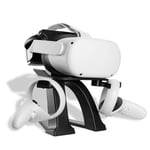 NEWZEROL 1 Set VR Stand Compatible for Oculus Quest, Oculus Rift, Oculus Rift S, Quest2,Valve Index, HTC VIVE, HTC VIVE Plus, HTC VIVE Pro VR Headset, Controller Display Holder
