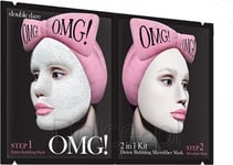 Omg! 2In1 Kit Detox Bubbling Microfiber Mask Care Programme 47G