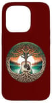 Coque pour iPhone 15 Pro Folk Music In Nature By A Lake Guitare acoustique hippie