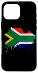 Coque pour iPhone 16 Pro Max Cape Town Skyline Afrique du Sud drapeau Art Cape Town Cap