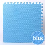 (SKY BLUE-16PC)16kpl 30*30cm urheilun kuntosalimatto, Eva Foam matot Floor Leaf Grain lattiamatoille Jooga Fitness Liukumattomat liitosmatot Shock Play Mat