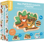 Mes puzzles évolutifs à toucher : bébés animaux (Coffret)