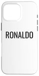 Coque pour iPhone 16 Pro Max Ronaldo