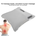 Vibration Electric Waist Massager Pillow Heated Therapy Cervical Spine Back Neck