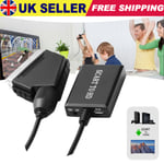 SCART To HDMI 720P/1080P Video Scaler Converter Audio Adapter For DVD Player TV