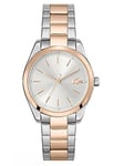 Lacoste Analogue Quartz Watch for Women with Two-Tone Stainless Steel Bracelet - 2001178