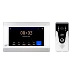 PNI Interphone vidéo Intelligent SafeHome PT750 WiFi HD, P2P, Moniteur intérieur, Application dédiée Tuya Smart, intégration dans des scénarios et automatisations intelligentes