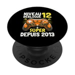 Niveau 11 Débloqué Super Depuis 2013 Anniversaire Gamer PopSockets PopGrip Adhésif