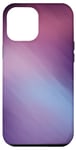 Coque pour iPhone 14 Pro Max Dégradé de couleur violet, bleu clair et rose