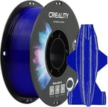 Creality CR-PETG Filament 1.75 mm 1KG, Excellente Ténacité Haute Précision, Inodore Non Toxique, Résistant à l'Humidité, Filament PETG Brillant pour Imprimante 3D (Transparent Bleu)