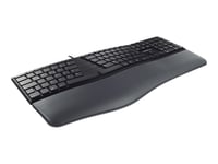 CHERRY KC 4500 ERGO - Clavier - USB - QWERTZ - Suisse - noir