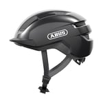 ABUS Casque de vélo PURL-Y - adapté aux trajets en VAE et Speed Bikes - casque de protection stylé NTA adapté aux trajets en adultes et adolescents - gris foncé, taille L