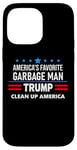 Coque pour iPhone 14 Pro Max Trump America's Favorite Garbage Man Here To Clean Up Trash