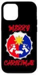 Coque pour iPhone 12/12 Pro Pinoy Drapeau philippin philippin soleil Noël ange crèche