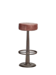 Nkuku Narwana Round Stool, Brown