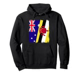 Australia Brunei Half Flag Australian Bruneian Heritage Pullover Hoodie